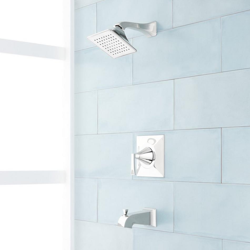 Vilamonte Pressure Balance Tub and Shower System - Chrome, , large image number 0