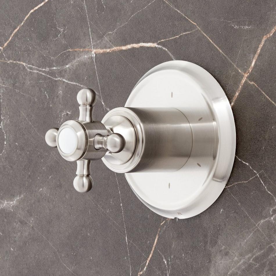 Boca Raton In-Wall Shower Diverter with Valve - Brushed Nickel, , large image number 0