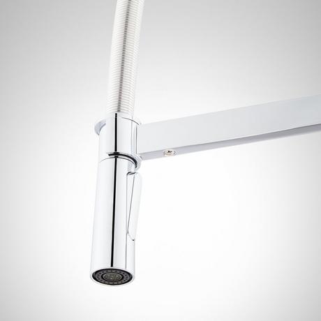 Ocala Single-Hole Kitchen Faucet with Pull-Down Spring Spout