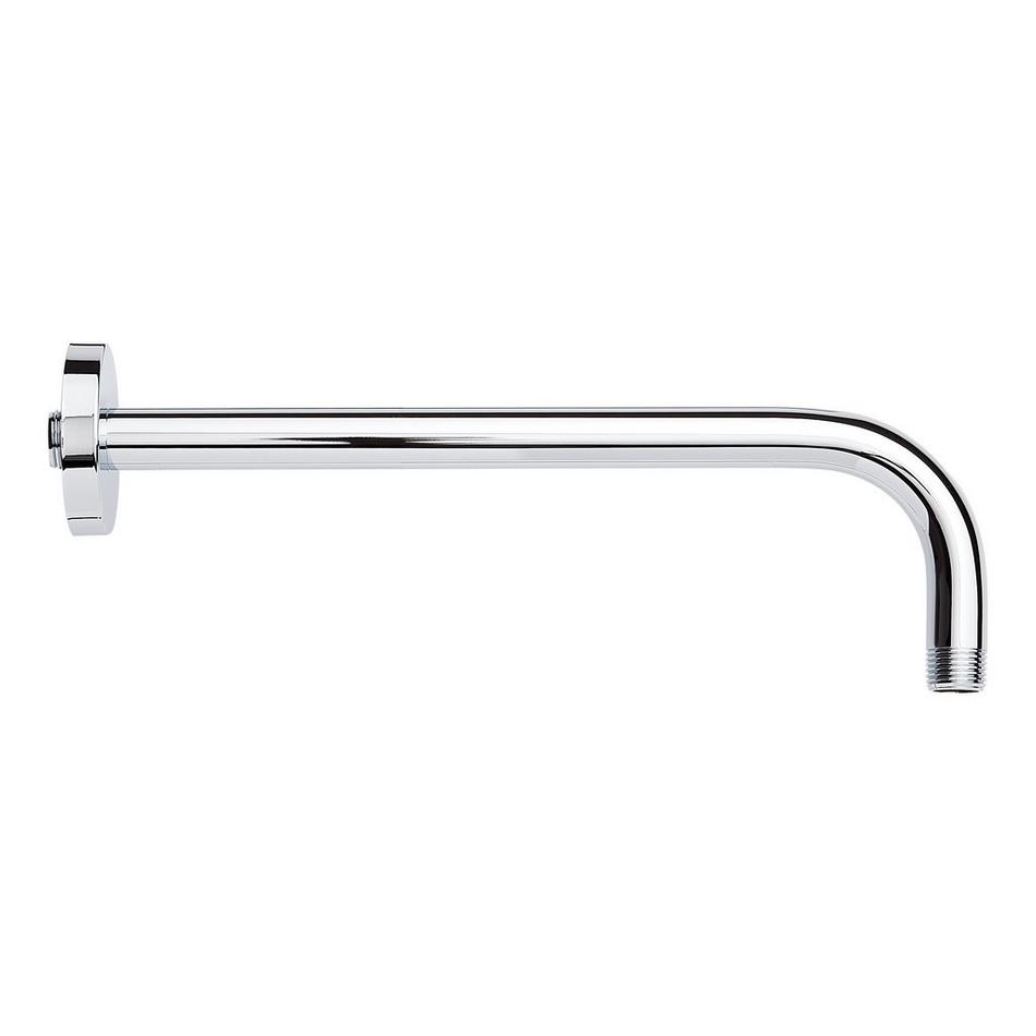 Signature Hardware 231894 12 Wall Mounted Standard Shower Arm and Flange - Brushed Nickel