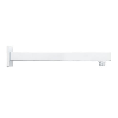Modern Square Wall-Mount Shower Arm with Flange