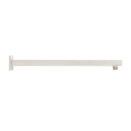 Modern Square Wall-Mount Shower Arm with Flange