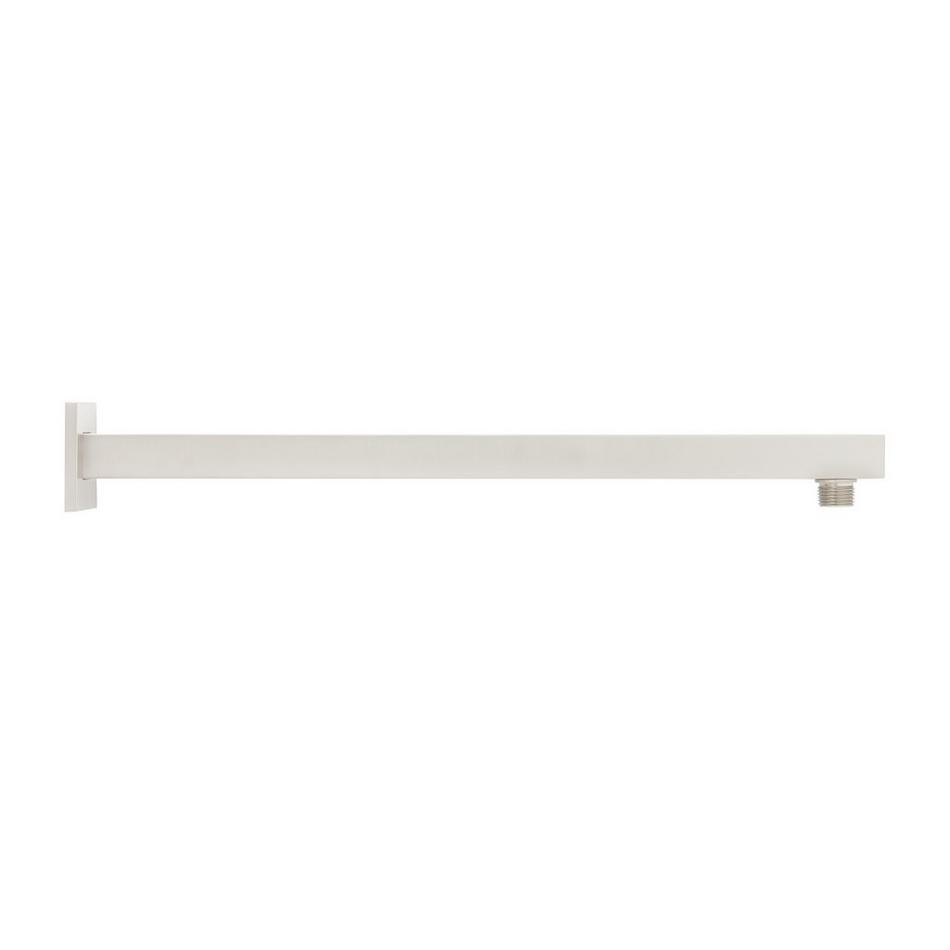 FundamentALL 18" Square Wall-Mount Shower Arm and Flange - Brushed Nickel, , large image number 0