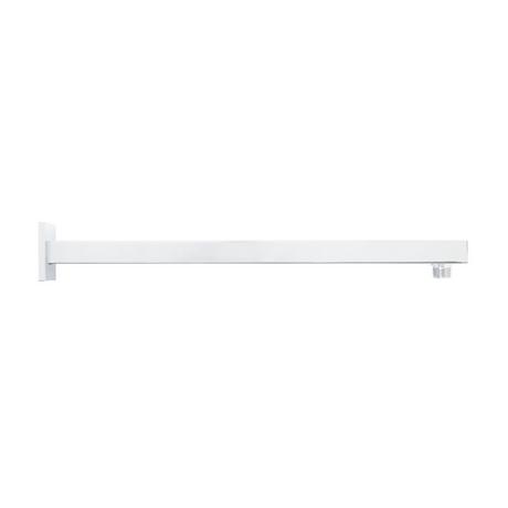 Modern Square Wall-Mount Shower Arm with Flange