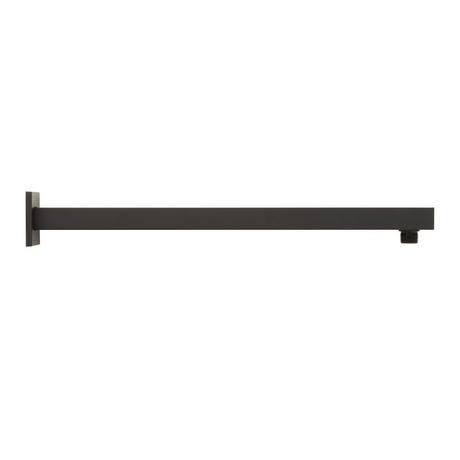 Modern Square Wall-Mount Shower Arm with Flange