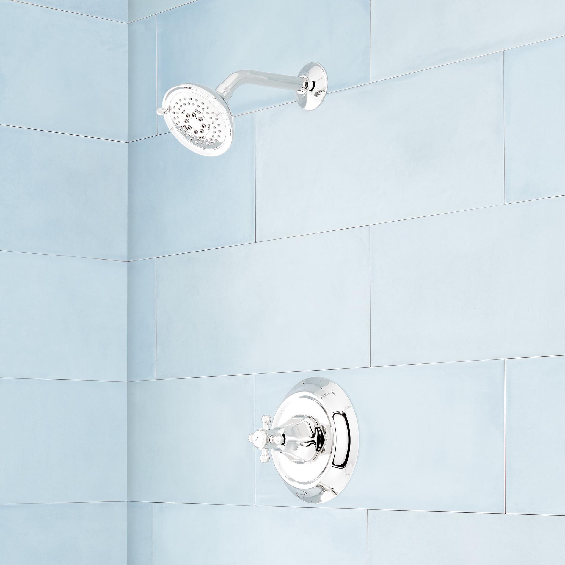 Boca Raton Pressure Balance Shower Set Trim Chrome Signature Hardware