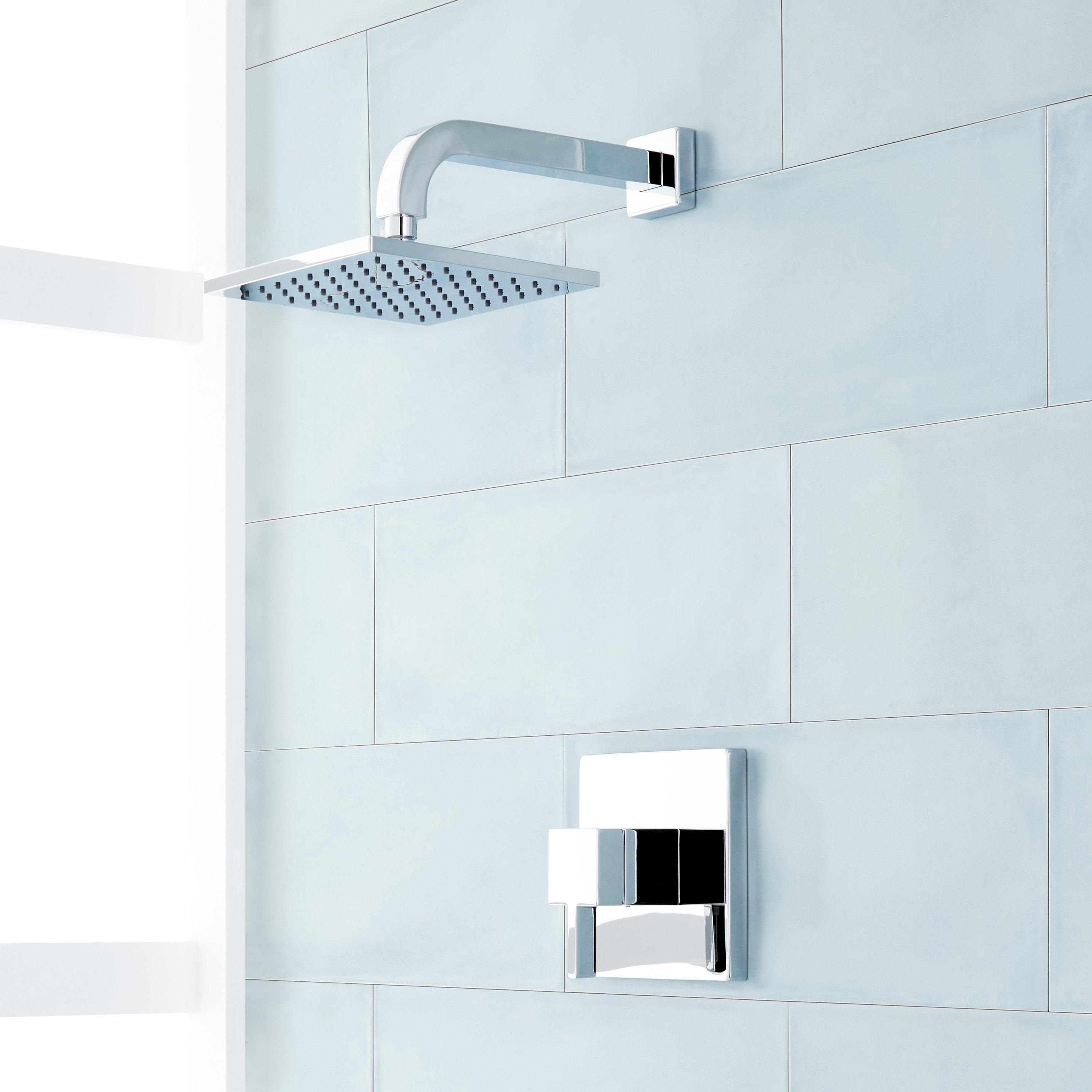 Rigi Pressure Balance Shower Set Trim - Chrome