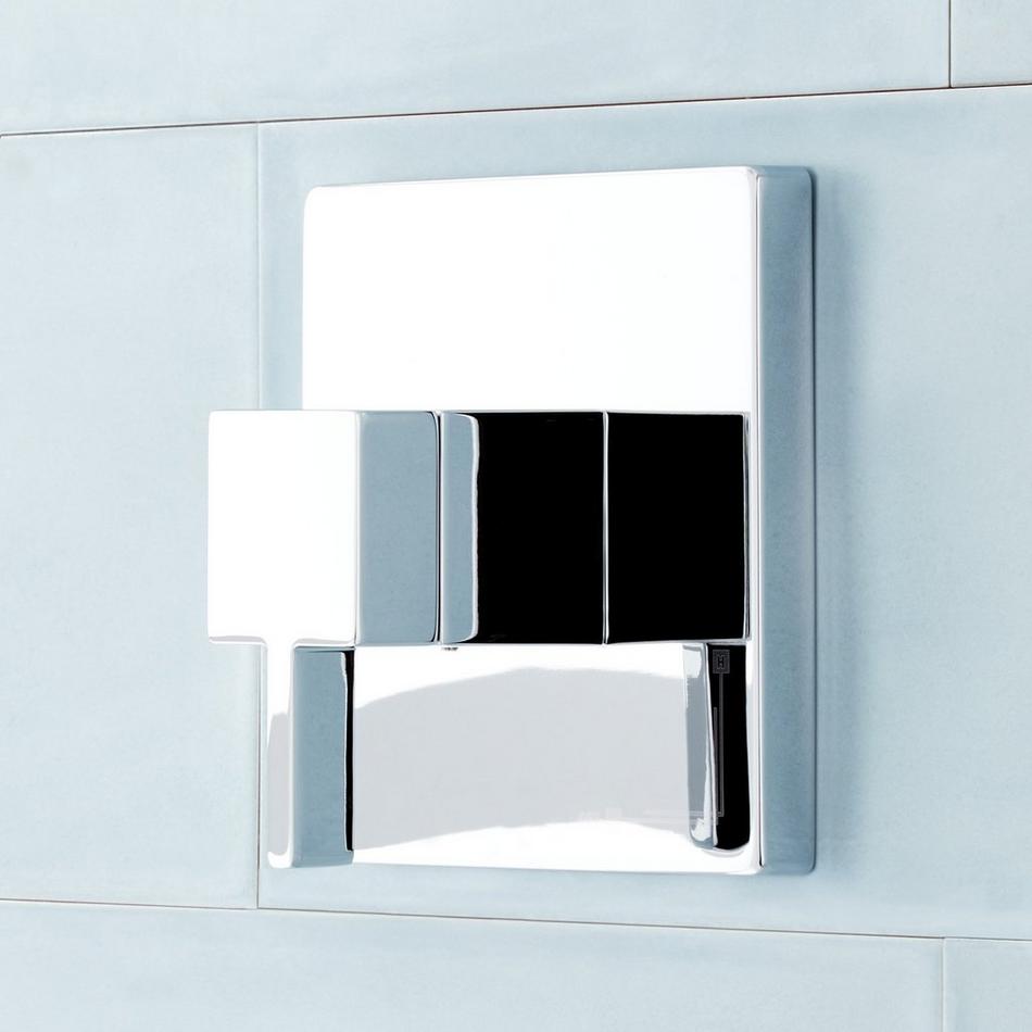 Rigi Pressure Balance Shower Set Trim - Chrome, , large image number 2