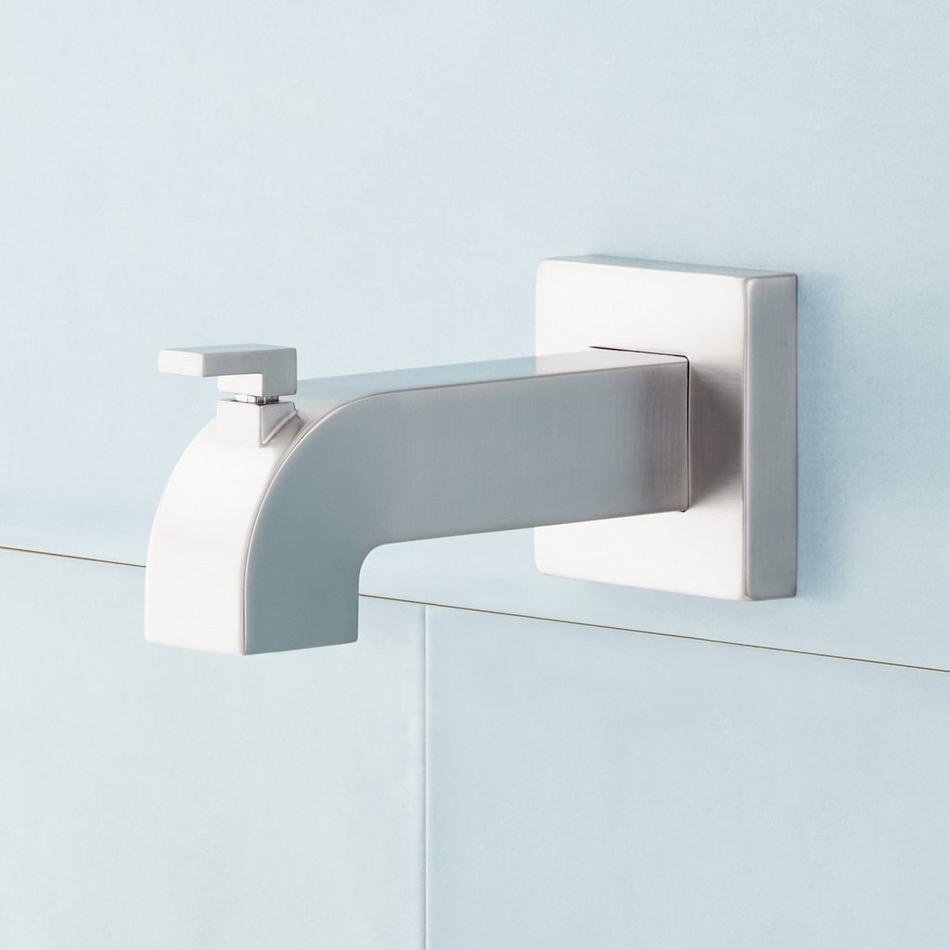 Rigi Pressure Balance Tub and Shower Set Trim - Brushed Nickel, , large image number 3