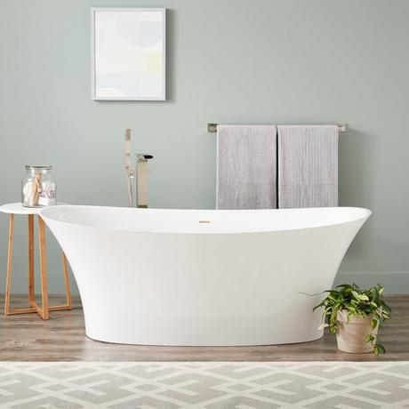 67" Giosa Solid Surface Freestanding Tub