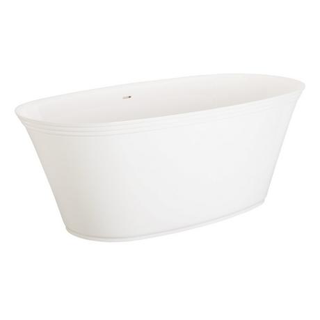 67" Doric Solid Surface Freestanding Tub