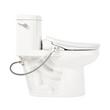 Sarasota One-Piece Elongated Toilet with Aldridge Bidet Seat - White, , large image number 3