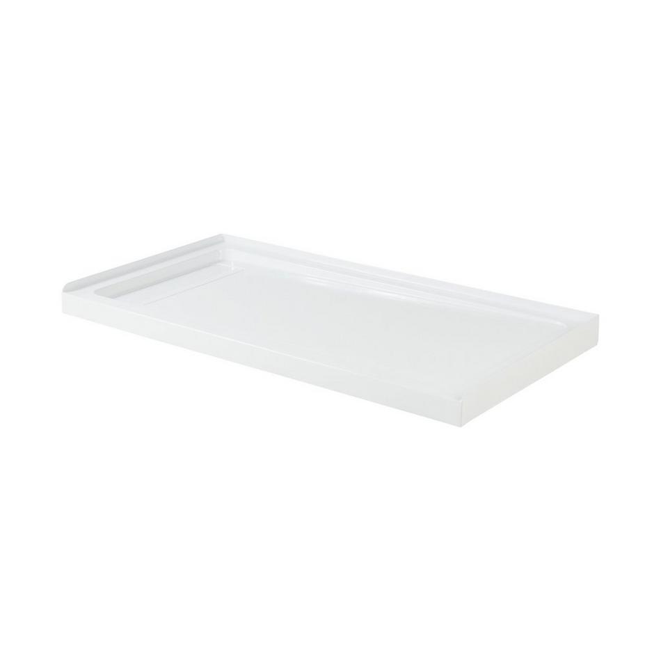60" Palmhurst Shower Tray with Linear Drain - Left Hand, , large image number 0