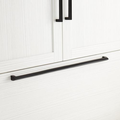 Rindahl Solid Brass Appliance Pull in Matte Black