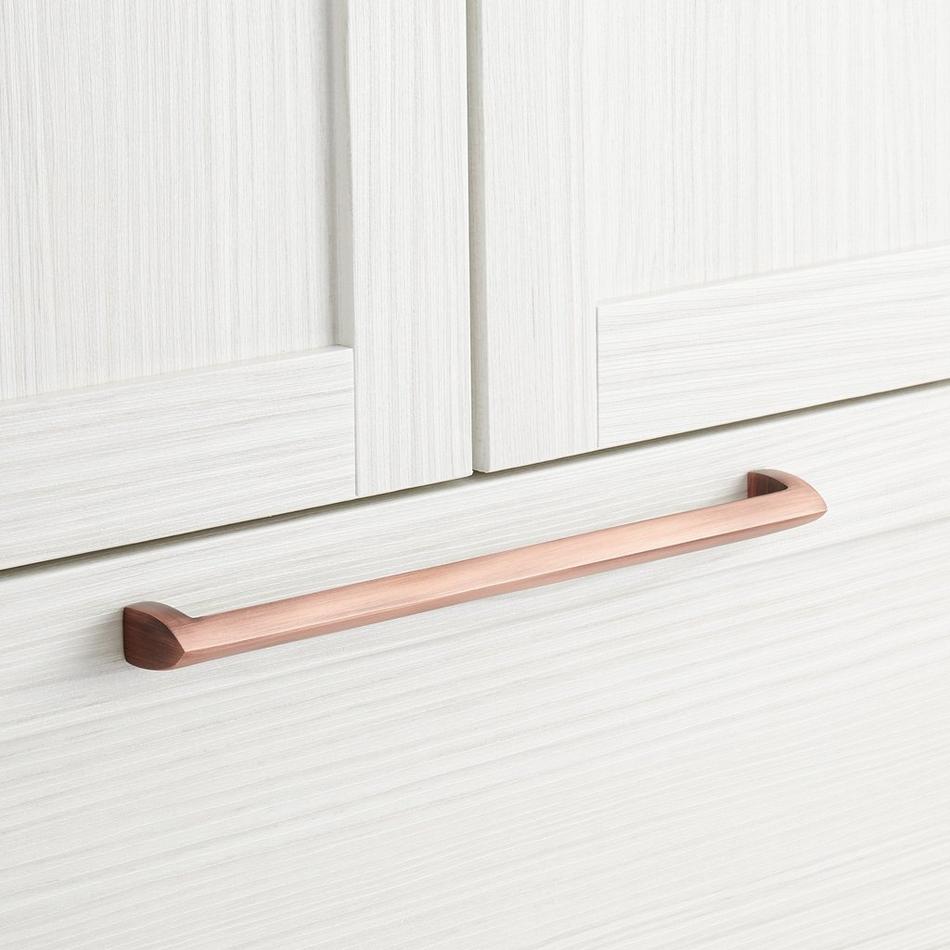 11-7/8" Rindahl Solid Brass Appliance Pull - Antique Copper, , large image number 0