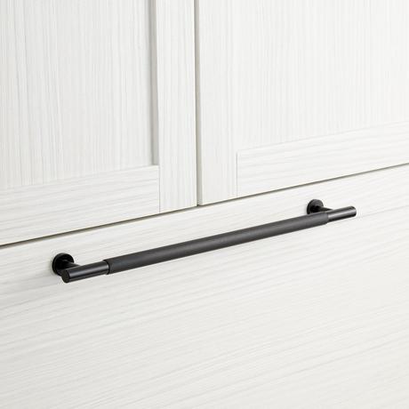 Evinger Knurled Brass Appliance Pull