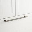 15" Evinger Knurled Brass Appliance Pull - Antique Nickel, , large image number 0