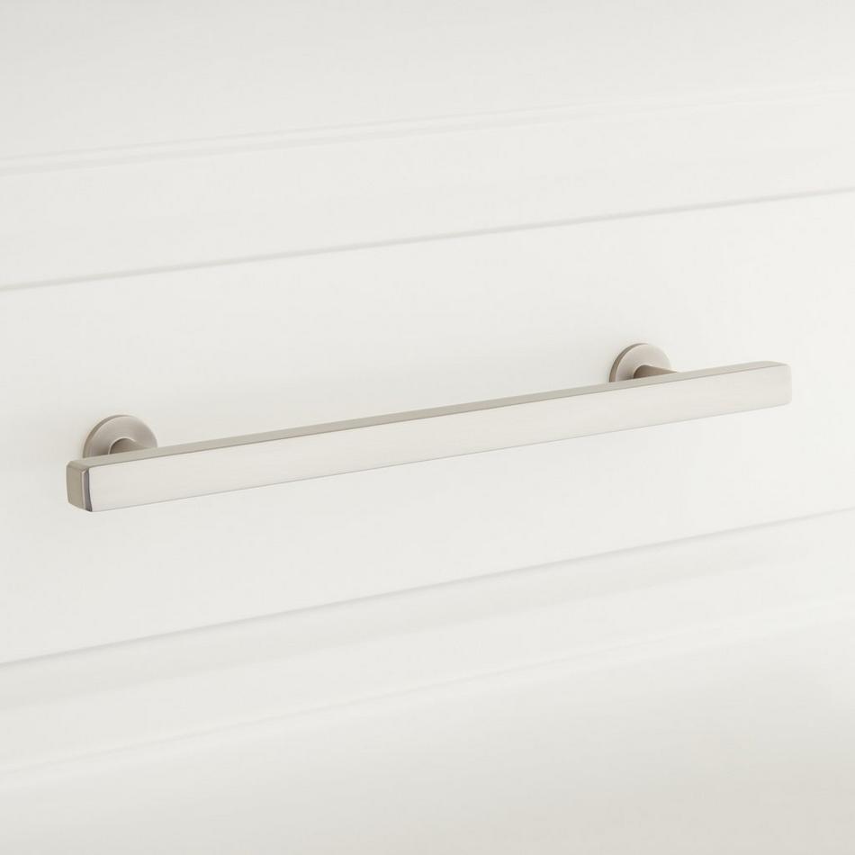 8" Diehl Adjustable Brass Cabinet Pull - Brushed Nickel, , large image number 0