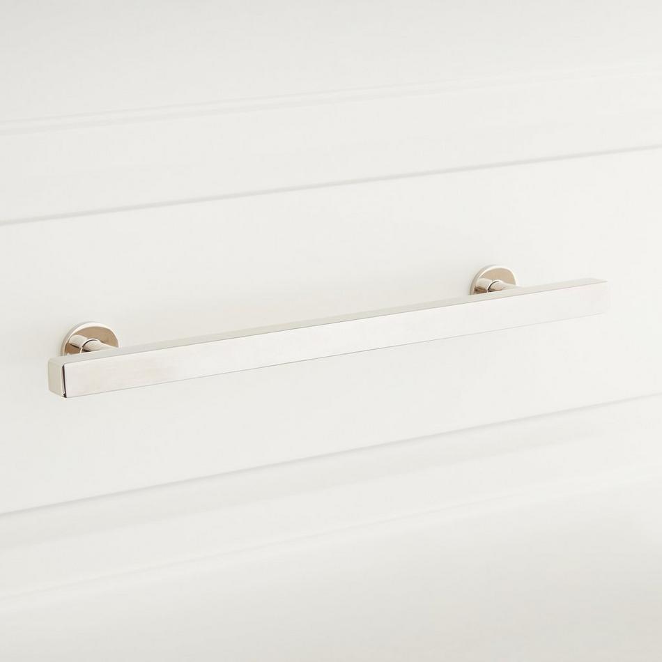 10" Diehl Adjustable Brass Cabinet Pull - Polished Nickel, , large image number 0