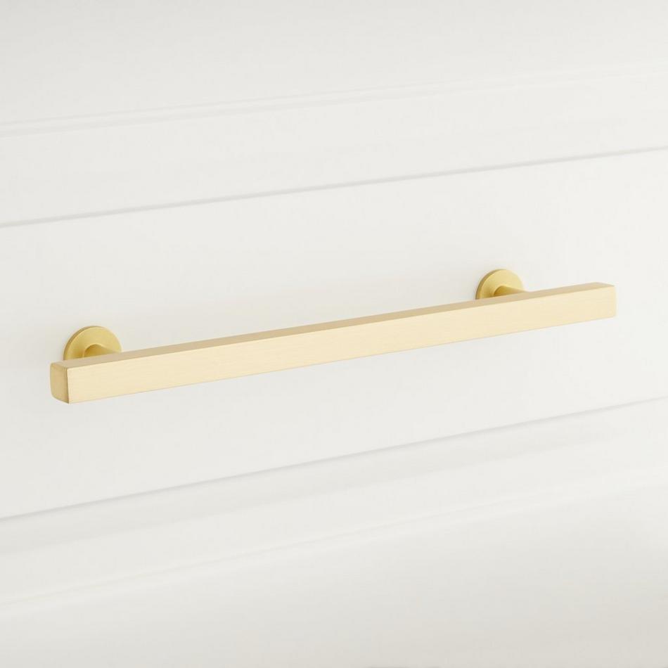 10" Diehl Adjustable Brass Cabinet Pull - Satin Brass, , large image number 0