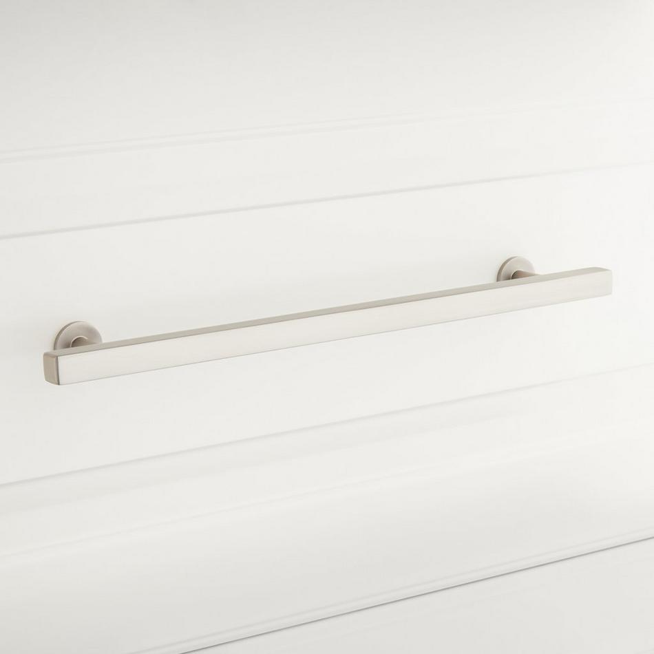 10" Diehl Adjustable Brass Cabinet Pull - Brushed Nickel, , large image number 0