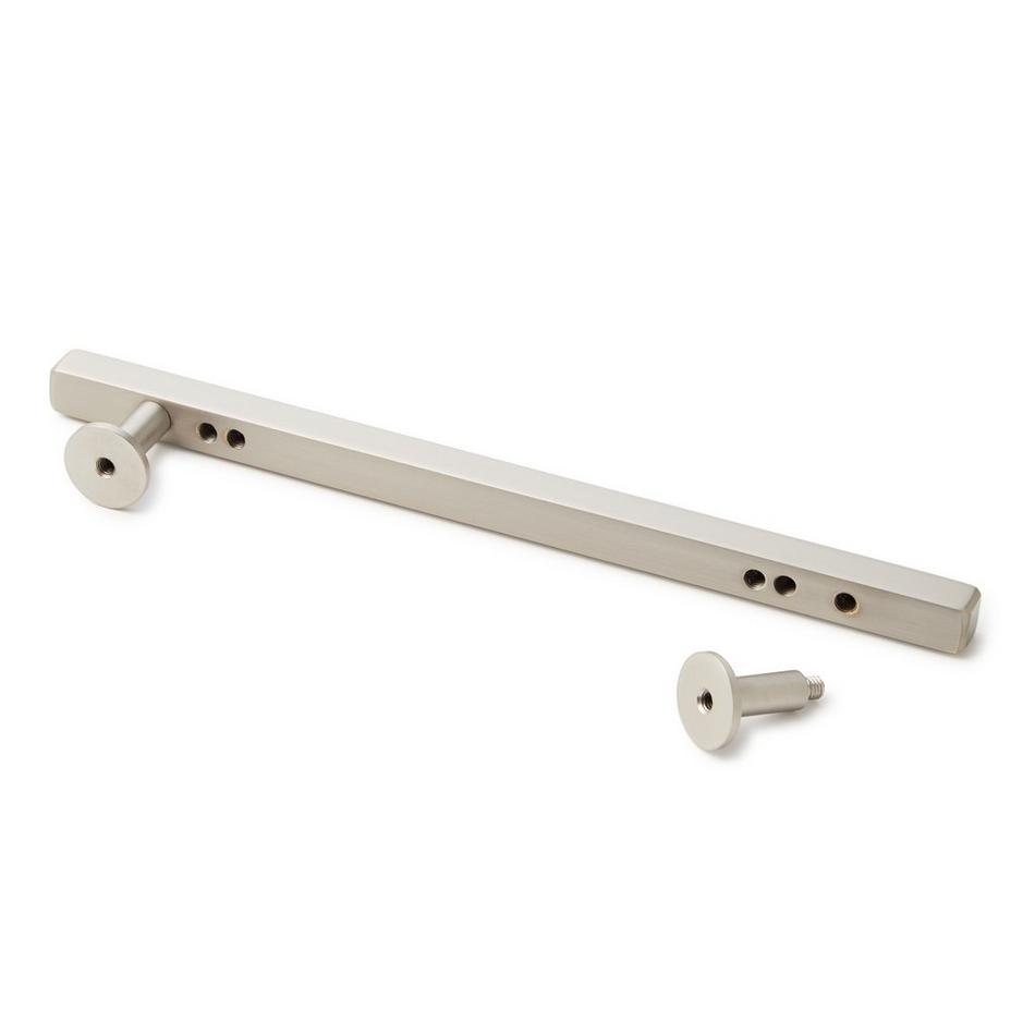 10" Diehl Adjustable Brass Cabinet Pull - Brushed Nickel, , large image number 1