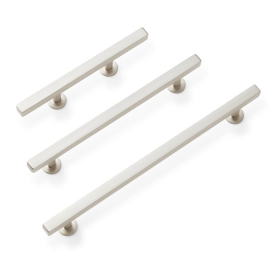 10" Diehl Adjustable Brass Cabinet Pull - Brushed Nickel, , large image number 2