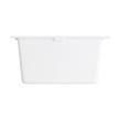 16" Holcomb Undermount Granite Composite Sink - Cloud White, , large image number 2