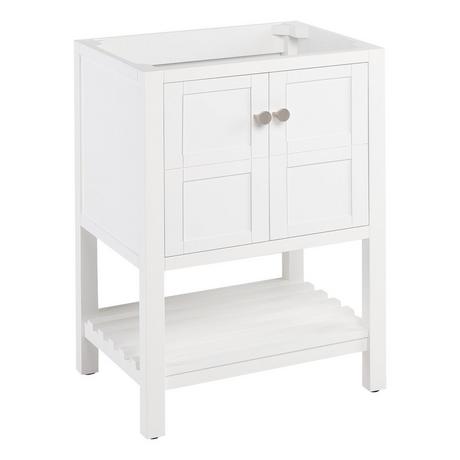 24" Olsen Console Vanity - Soft White - Vanity Cabinet Only