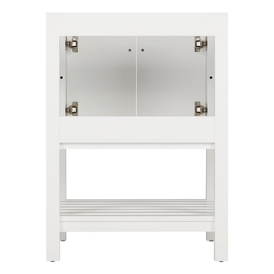 24" Olsen Console Vanity for Undermount Sink - Soft White, , large image number 5