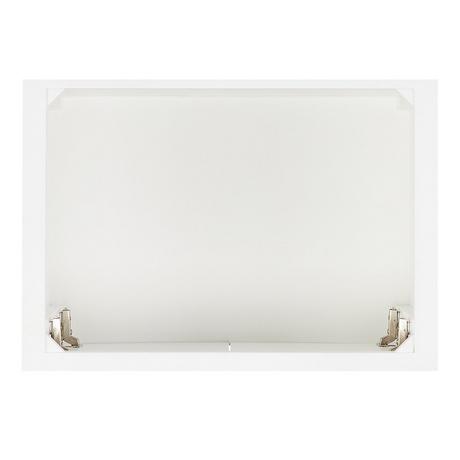 30" Olsen Console Vanity for Rectangular Undermount Sink - Soft White