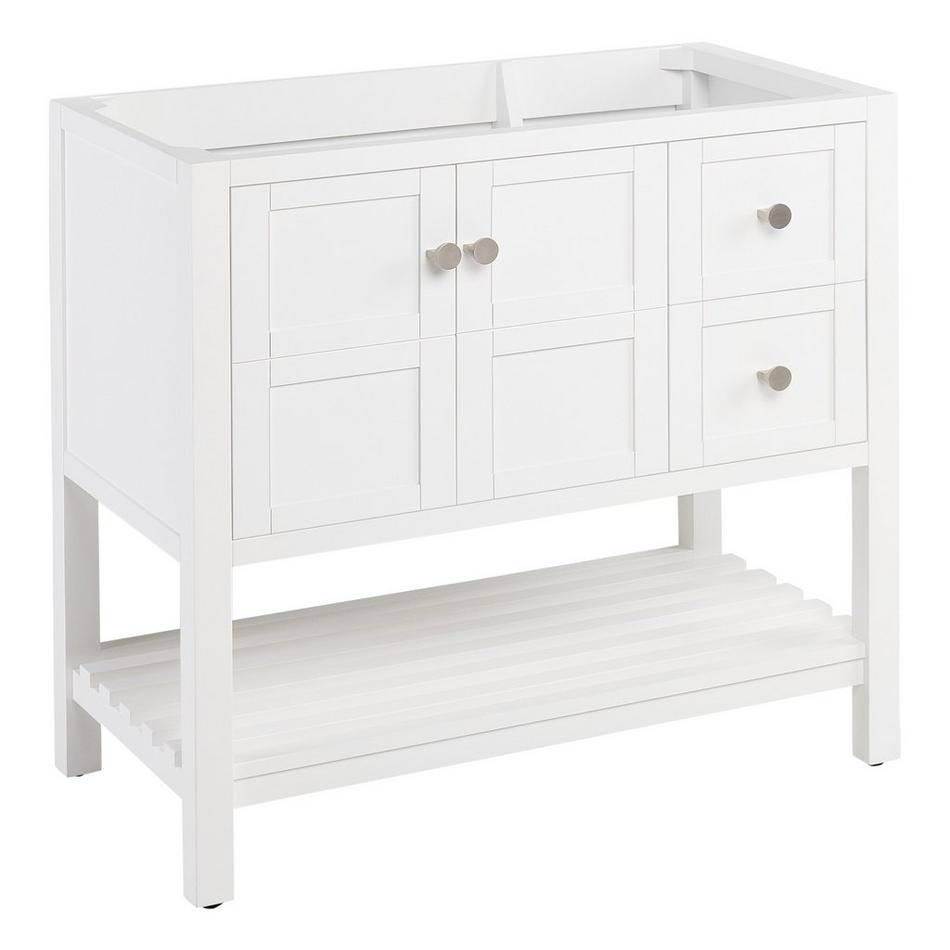 36" Olsen Console Vanity - Soft White - Vanity Cabinet Only, , large image number 0