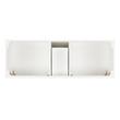 60" Olsen Double Console Vanity - Soft White - Vanity Cabinet Only, , large image number 2