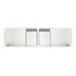 72" Olsen Double Console Vanity - Soft White - Vanity Cabinet Only, , large image number 2