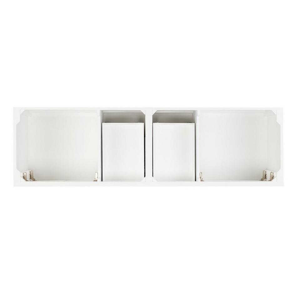 72" Olsen Double Console Vanity - Soft White - Vanity Cabinet Only, , large image number 2