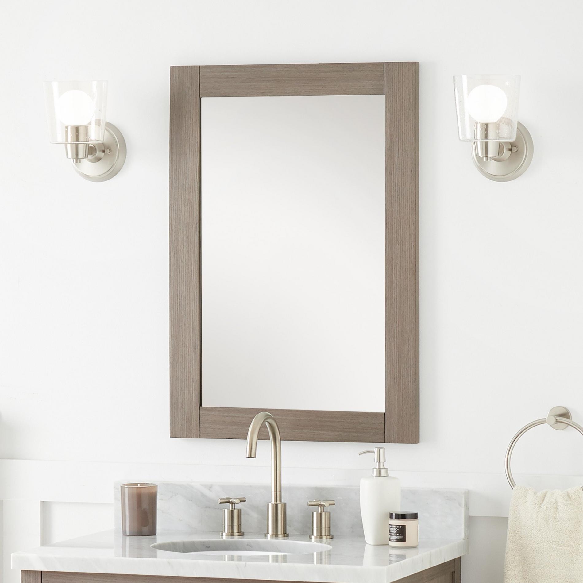 Fallbrook Vanity Mirror - Ash Brown | Signature Hardware