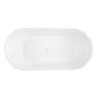 59" Hibiscus Oval Acrylic Freestanding Tub - No Tap Deck, , large image number 3