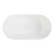 59" Hibiscus Oval Acrylic Freestanding Tub - No Tap Deck, , large image number 5