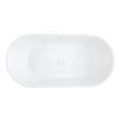 59" Hibiscus Oval Acrylic Freestanding Tub - No Tap Deck, , large image number 2