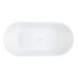 67" Hibiscus Oval Acrylic Freestanding Tub - No Tap Deck, , large image number 2