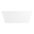 67" Hibiscus Rectangular Acrylic Freestanding Tub - No Tap Deck, , large image number 3