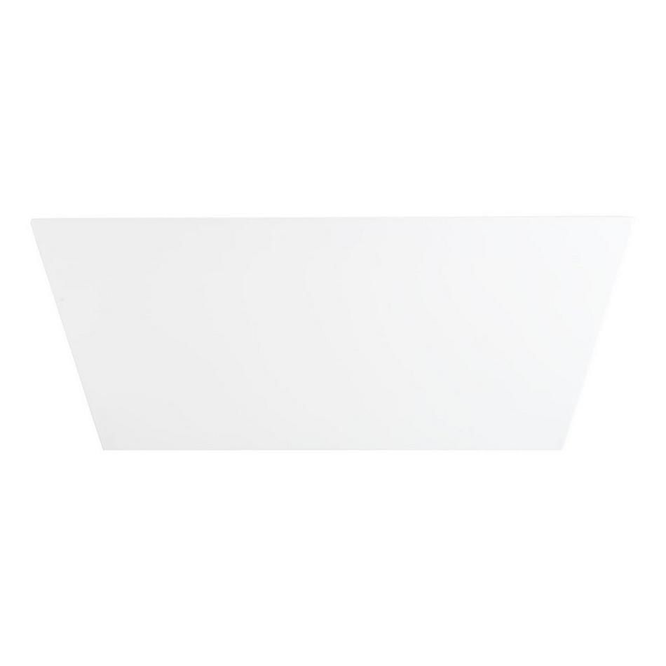 67" Hibiscus Rectangular Acrylic Freestanding Tub - No Tap Deck, , large image number 3