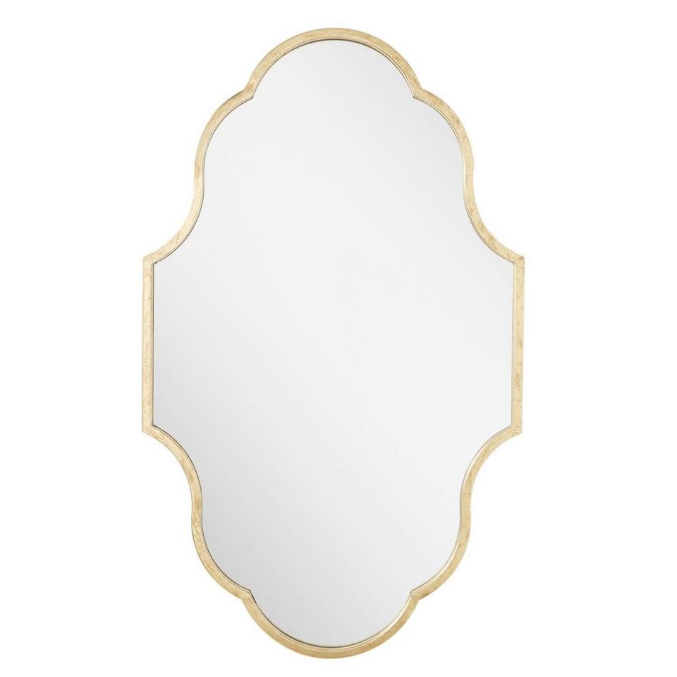 Lucido Decorative Vanity Mirror - Gold Leaf, , large image number 1