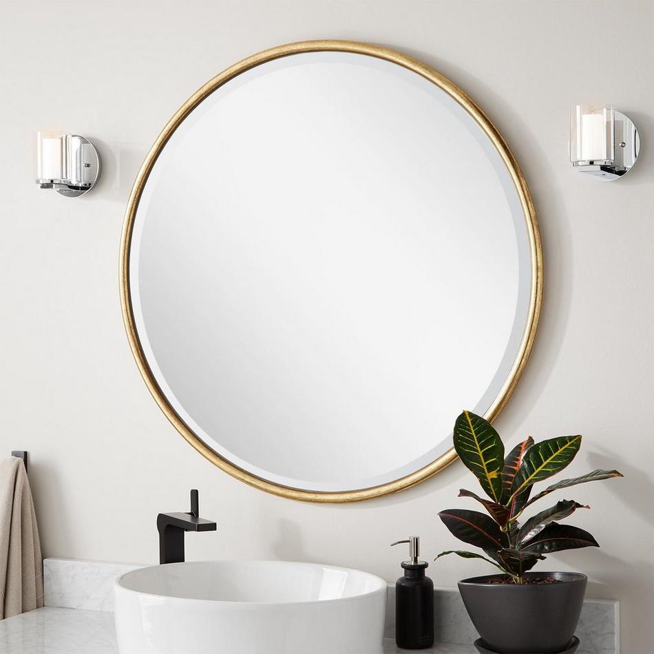 Sobb Round Decorative Vanity Mirror, , large image number 0