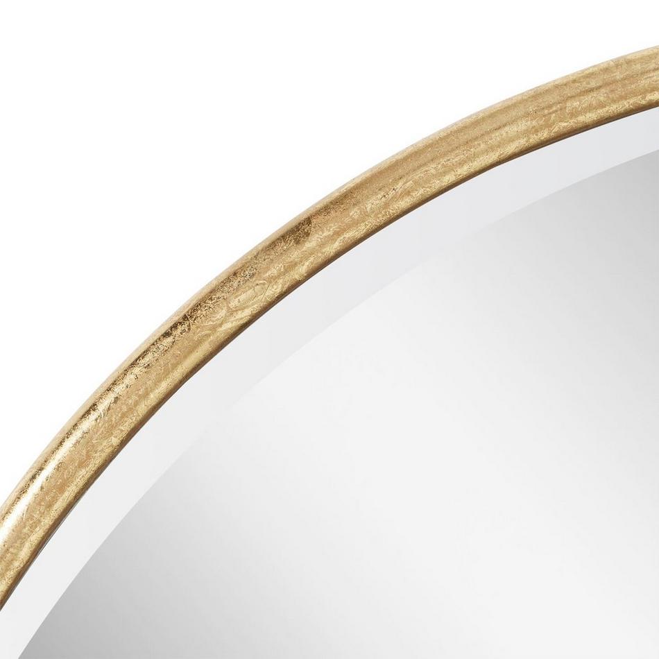 Sobb Round Decorative Vanity Mirror - Gold Leaf, , large image number 4
