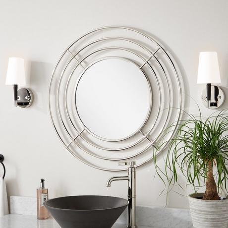 Reka Round Decorative Vanity Mirror