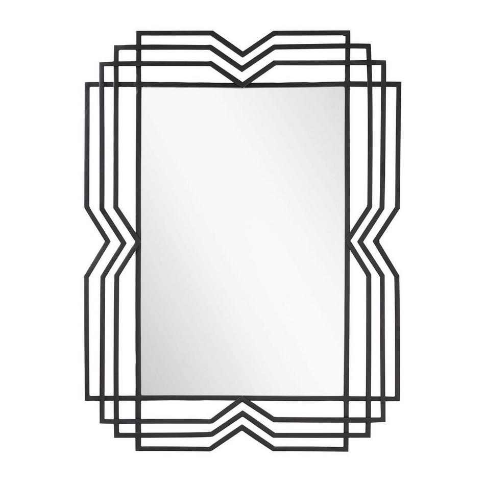 Solandra Decorative Vanity Mirror - Black Powder Coat, , large image number 4