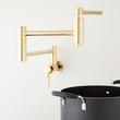 Contemporary Retractable Wall-Mount Pot Filler Faucet, , large image number 4
