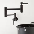 Contemporary Retractable Wall-Mount Pot Filler Faucet, , large image number 6