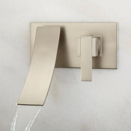Reston Wall-Mount Waterfall Bathroom Faucet